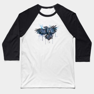 Crow Skeleton Baseball T-Shirt